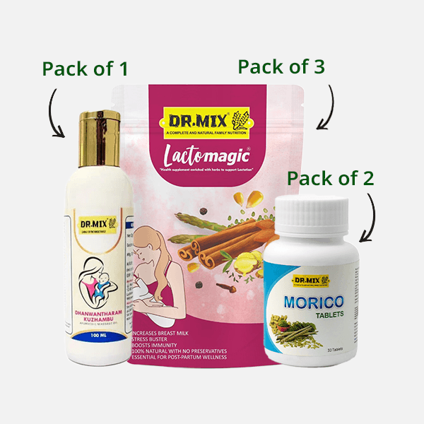 15 days lactomagic combo complete lactation support for new moms