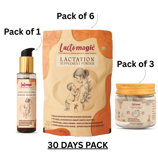Lactomagic Combo: Complete Lactation Support for New Moms