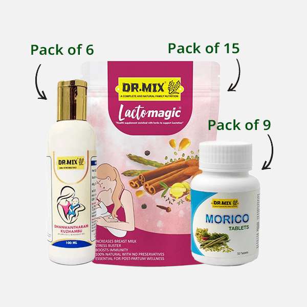 90 days lactomagic combo complete lactation support for new moms