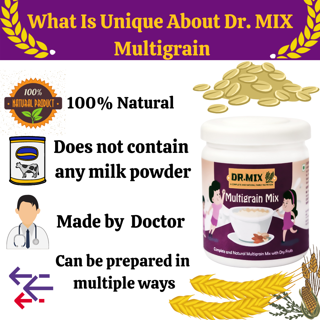 Shop Dr. Mix Multigrain Kids Protein Powder | Dr. Mix