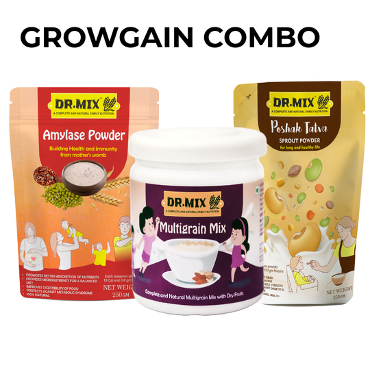 🌾 Growgain Combo – Complete Daily Nutrition for Growing Toddlers
