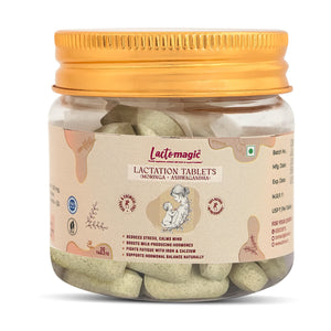 Lactomagic™ Lactation Support Tablets – Moringa (750 mg) + Ashwagandha (250 mg)
