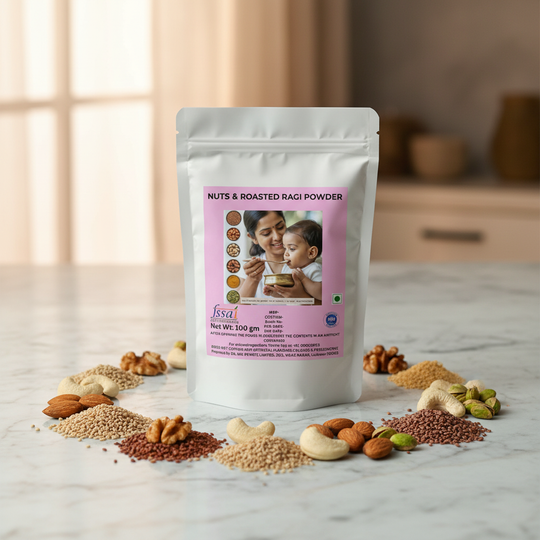 Powder of Nuts and Ragi for Kids
